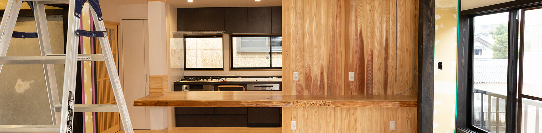 リフォーム中の写真