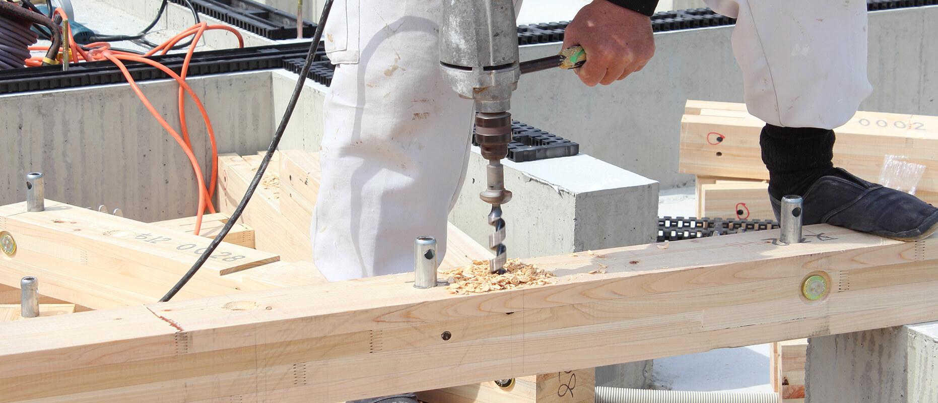 建設現場の写真