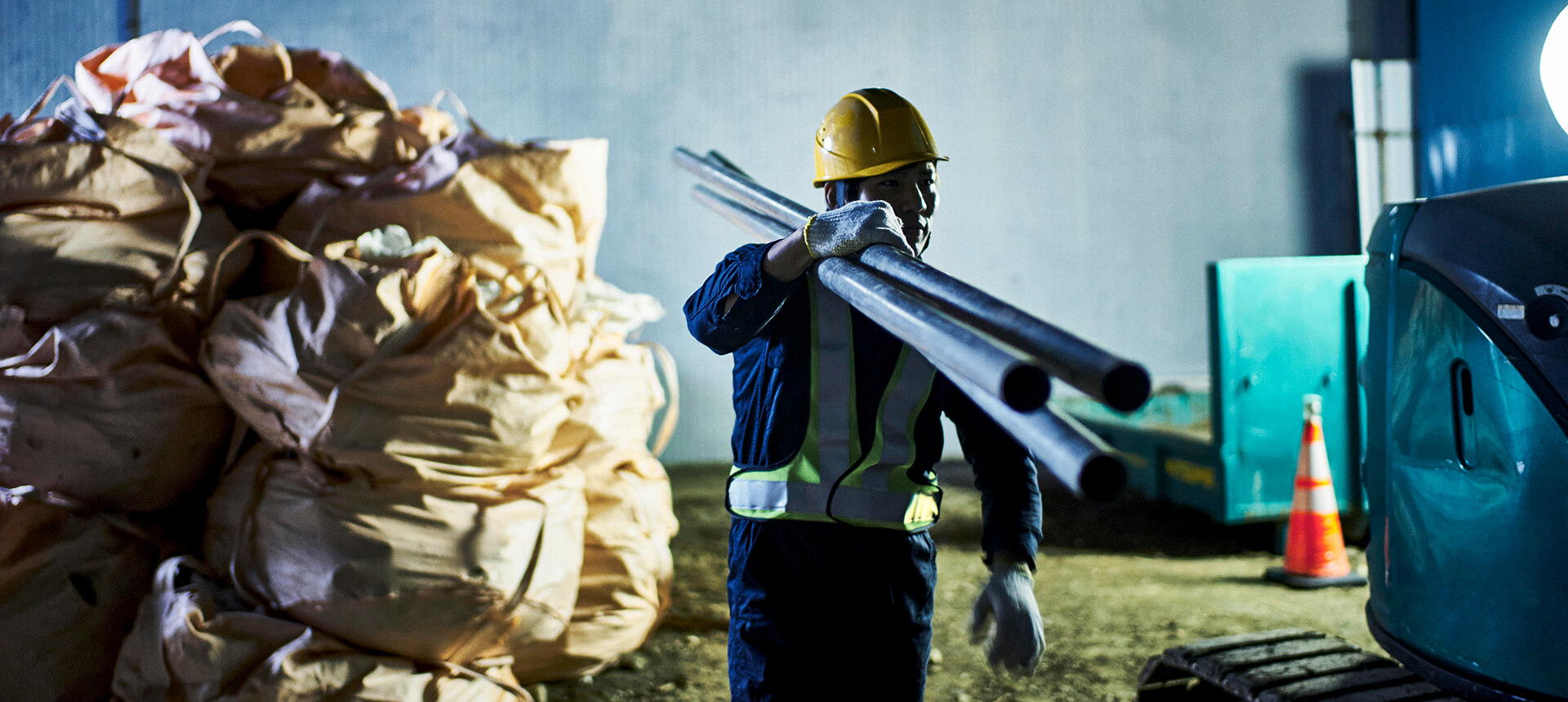 働く社員の写真